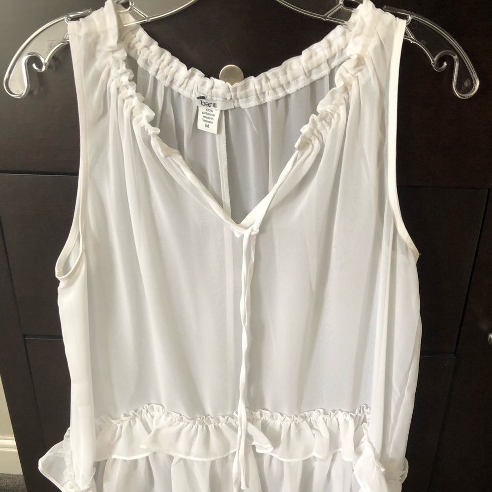 white tank top